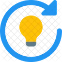 Lamp Repeat Refresh Idea Refresh Icon