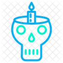 Skull Candle Horror Icon