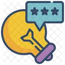 Lampada Revisao Feedback Icon