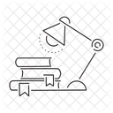 Lampada Estudo Trabalho Ícone
