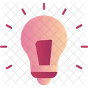 Lampada De Ideia Brainstorm Lampada 아이콘