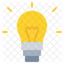 Lampara Luz Bombilla Icono