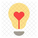 Amor Bombilla Luz Icon