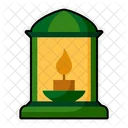 Lampara De Aceite Ramadan Luz Icono