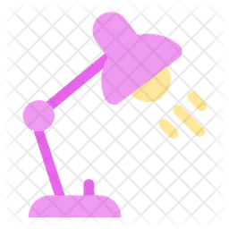 Lámpara de escritorio  Icono