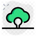 Nube De Lampara Idea De Nube Idea En Linea Icono