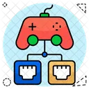 Lan Gaming Video Game Gamepad Icon