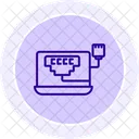 Lan Network Line Icon Icon