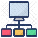Lan Network Wide Network Area Computer Connection Icon