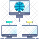 Lan Network Network Sharing Computer Network Icon