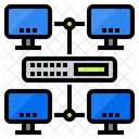 LAN Netzwerk Computernetzwerk Lokales Netzwerk Symbol