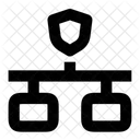 LAN Schild Symbol