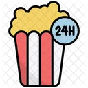 Lanche 24 Horas Servico 24 Horas Ícone