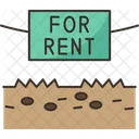Land Rent Field Icon