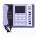 Land Line Hotel Services Guest Communication Icon