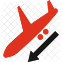 Landing Airplane Arrival Icon