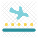 Landing Transport Aircraft Icon