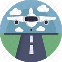 Airport Landing Airplane Icon