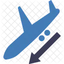 Airplane Arrival Flight Icon