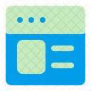 Landing Page Content Web Page Icon