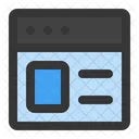 Landing Page Content Web Page Icon