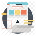 Landing Page Layout Icon