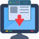 Landing Page Computer Interface Icon