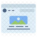 Website Page Landing Icon