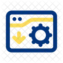 Zielseitenoptimierung Conversion Rate Seitenleistung Symbol