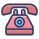 Landline Vintage Phone Old Communication Icon