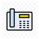 Landline Telephone Communication Icon