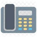 Landline Telephone Communication Icon