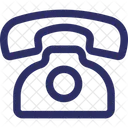 Landline Set Old Retro Icon