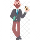 Landlord Realtor Tenant アイコン