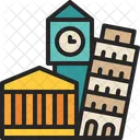 Landmark Famous Building Icon