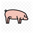 Landrace Pig Breed Symbol