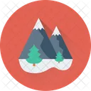 Landscape Mountain Forest Icon