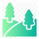 Landscape Mountain Pine Icon