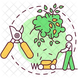 Landscape and pruning waste  Icon