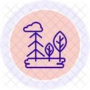 Landscape Line Icon Icon