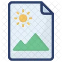 Landscape Art Work Painting Icon