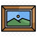 Painting Artwork Photo Frame Icon