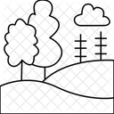 Landscaping Garden Design Outdoor Space Icon