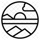 Landschaft Symbol