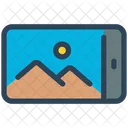 Landschaftsbild  Symbol
