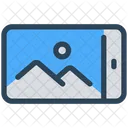 Landschaftsbild  Symbol