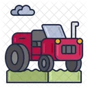 Landwirtschaft Bauernhof Auto Tracker Symbol