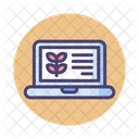 Landwirtschaft Der Zukunft Laptop Website Icon