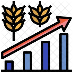 Landwirtschaftliches Wachstum  Symbol