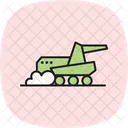 Landwirtschaftliche Maschinen Auf Dem Land Landwirtschaft Maschinen Symbol